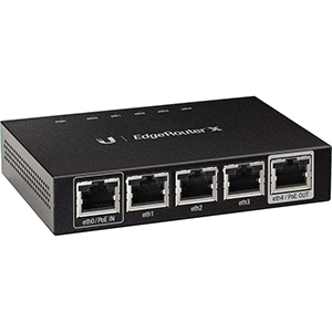 ER-X Ubiquiti EdgeRouter X, 5-Port, single Passive PoE
