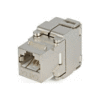 Giganet CAT6A Shielded RJ45 10G Keystone Jack, Tool-less, Die-Cast