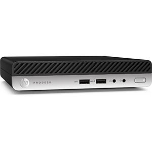 HP ProDesk 400 G4 8th gen Intel® Core™ i5 i5-8500T 8 GB DDR4-SDRAM 256 GB SSD Mini PC Black,Silver Windows 10 Pro