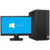 HP 290 G3 Microtower PC Intel Core i5 4GB 18.5 inch Monitor Desktop Computer